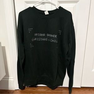 ariana grande christmas & chill sweatshirt